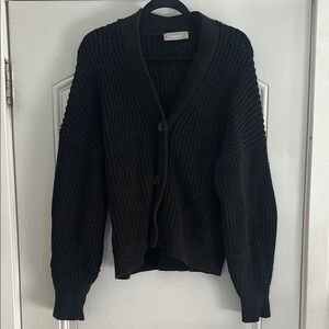 Everlane Black Knit Cardigan